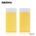 Remax Flashlight 10000mAh Dual USB Ports Portable Universal External Battery Power Bank - Yellow